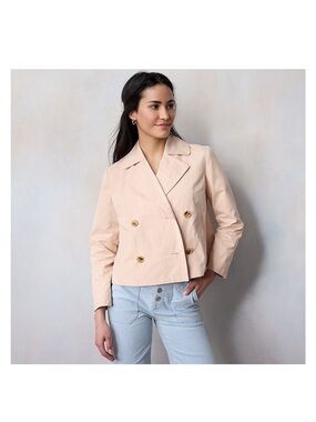 NWT LC Lauren Conrad Short Trench Coat
